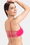 Tweens Padded Non-Wired Full Coverage Cage Bra - Dark Pink — thumbnail 3